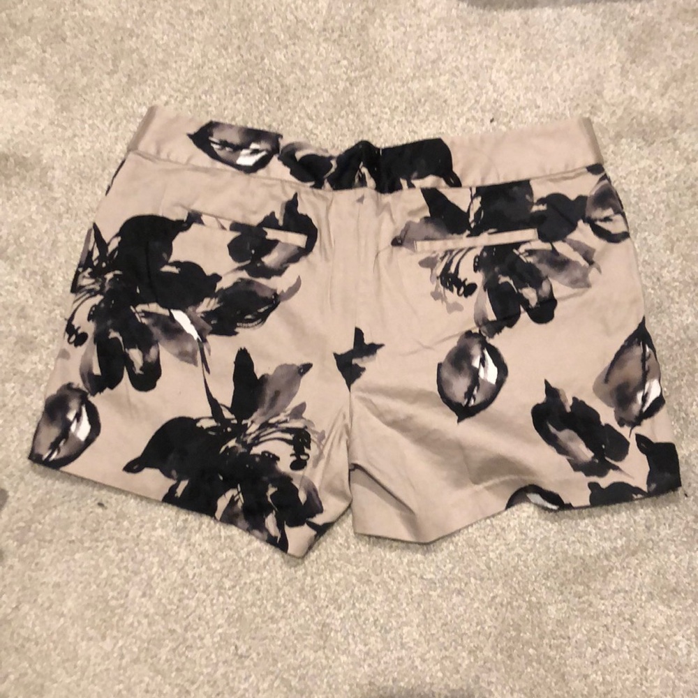 INC- Black and Tan Floral Shorts